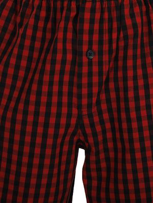 red checkered pyjama - 17522959 - Standard Image - 5