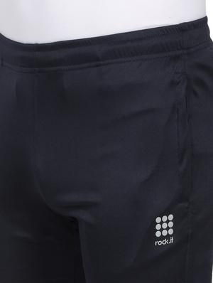 navy blue solid full length track pant - 17523050 - Standard Image - 5