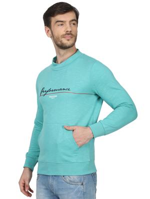 blue printed sweatshirt - 17523112 - Standard Image - 2
