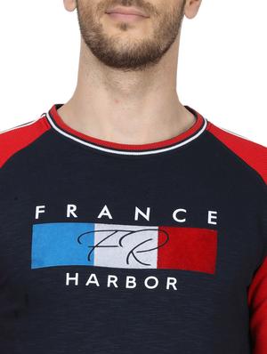 navy blue printed raglan sweatshirt - 17523113 - Standard Image - 5