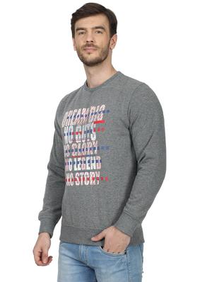 grey printed sweatshirt - 17523118 - Standard Image - 2