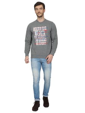 grey printed sweatshirt - 17523118 - Standard Image - 4