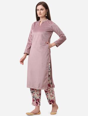 solid kurta pant set - 17523184 - Standard Image - 2