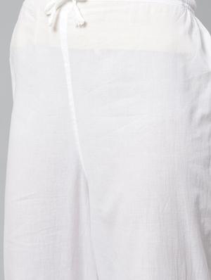 chikankari kurta pant set - 17523189 - Standard Image - 5
