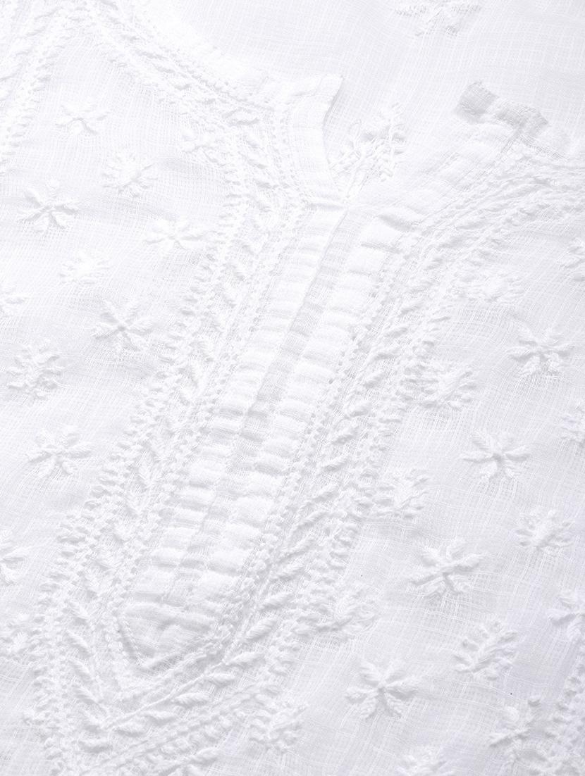 chikankari kurta palazzo set - 17523194 - Zoom Image - 4