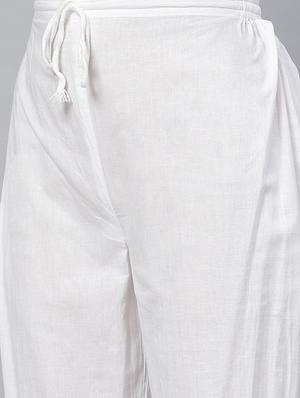 chikankari kurta pant set - 17523197 - Standard Image - 6