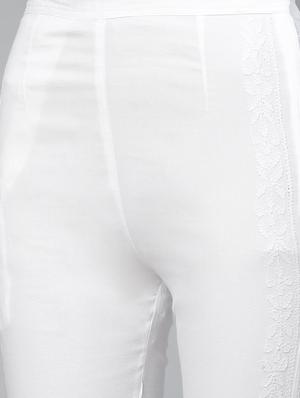 chikankari kurta pant set - 17523199 - Standard Image - 6