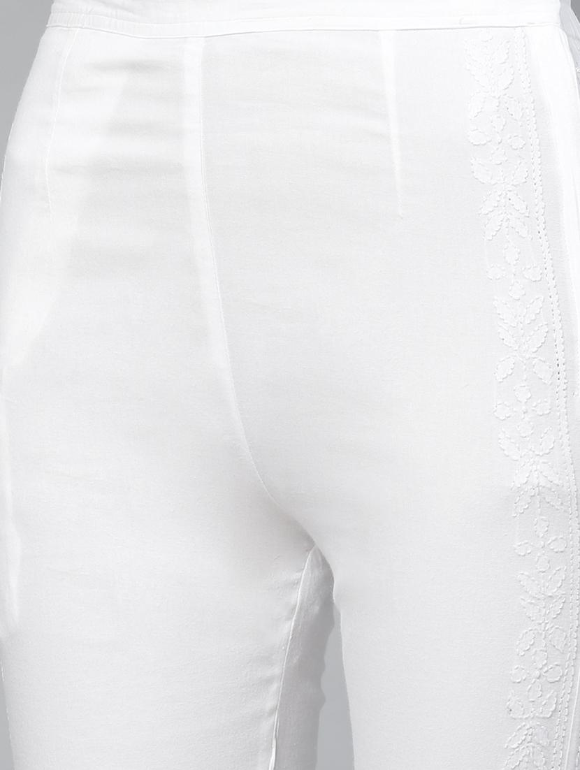 chikankari kurta pant set - 17523199 - Zoom Image - 6
