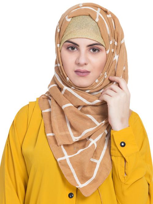 yellow cotton stole - 17523331 - Standard Image - 1