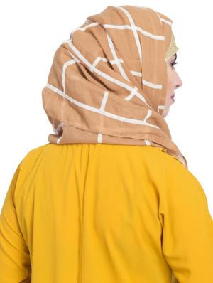 yellow cotton stole - 17523331 - Standard Image - 3