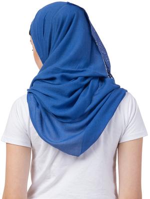 blue cotton stole - 17523334 - Standard Image - 3