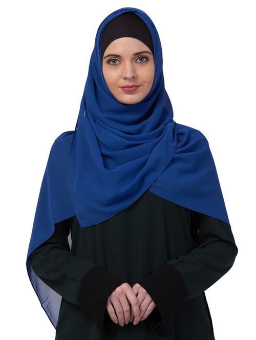 blue chiffon stole - 17523336 - Standard Image - 1