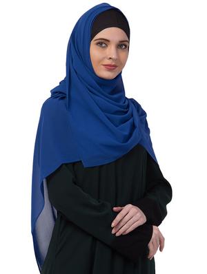 blue chiffon stole - 17523336 - Standard Image - 2