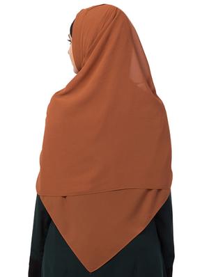 brown chiffon stole - 17523340 - Standard Image - 3