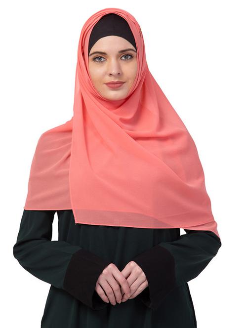 orange chiffon stole - 17523341 - Standard Image - 1