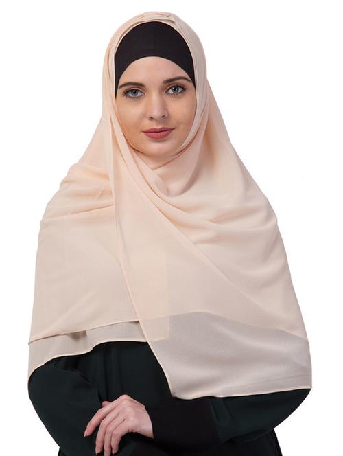 white chiffon stole - 17523365 - Standard Image - 1