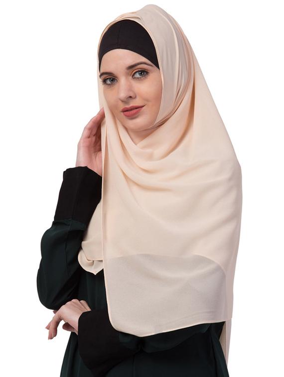 white chiffon stole - 17523365 - Zoom Image - 2