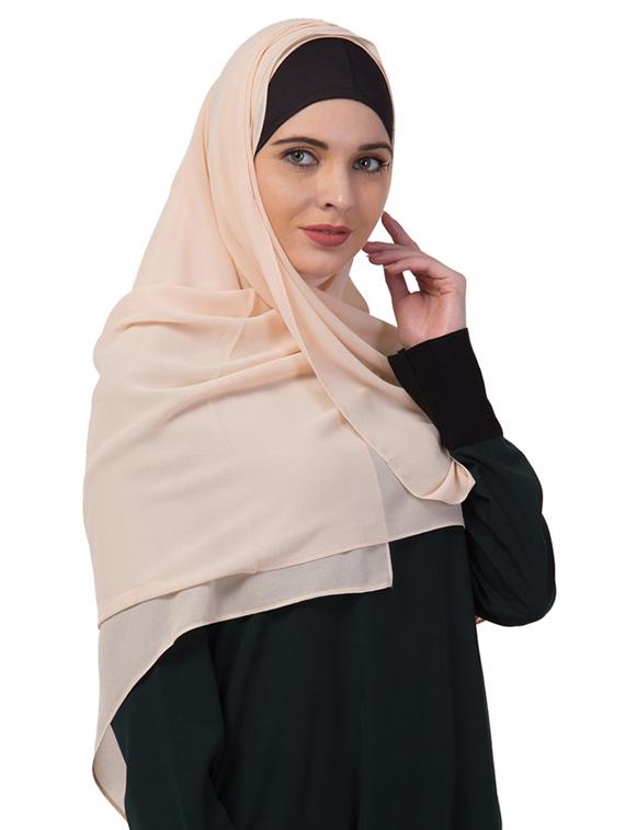 white chiffon stole - 17523365 - Zoom Image - 3