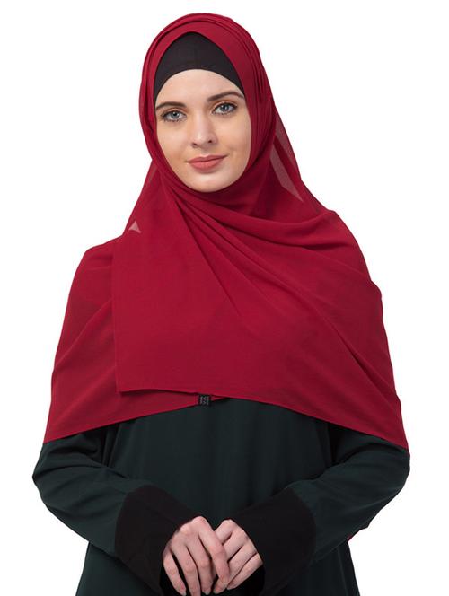 red chiffon stole - 17523366 - Standard Image - 1
