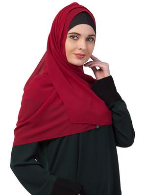 red chiffon stole - 17523366 - Standard Image - 2