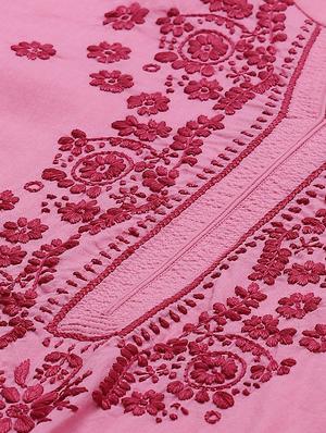 chikankari kurta pant set - 17523370 - Standard Image - 4