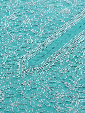 chikankari kurta pant set - 17523375 - Standard Image - 4