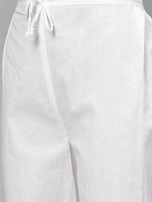 chikankari kurta pant set - 17523375 - Standard Image - 5