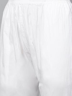 chikankari kurta pant set - 17523378 - Standard Image - 6