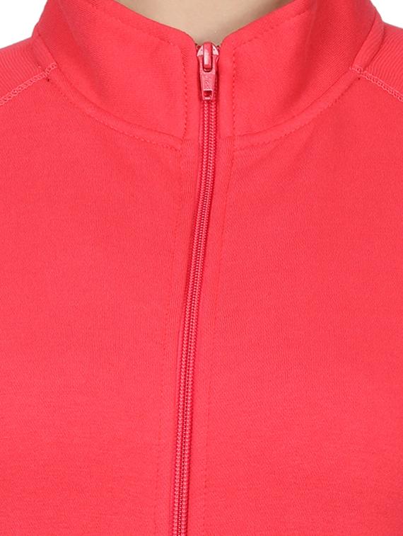 mandarin neck solid sweatshirt - 17523583 - Zoom Image - 5