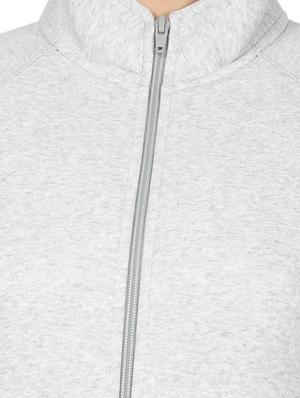mandarin neck solid sweatshirt - 17523586 - Standard Image - 5