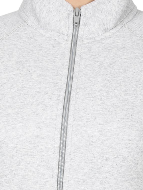 mandarin neck solid sweatshirt - 17523586 - Zoom Image - 5