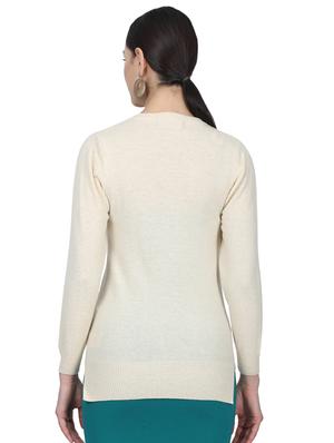 white wool cardigan - 17523604 - Standard Image - 3