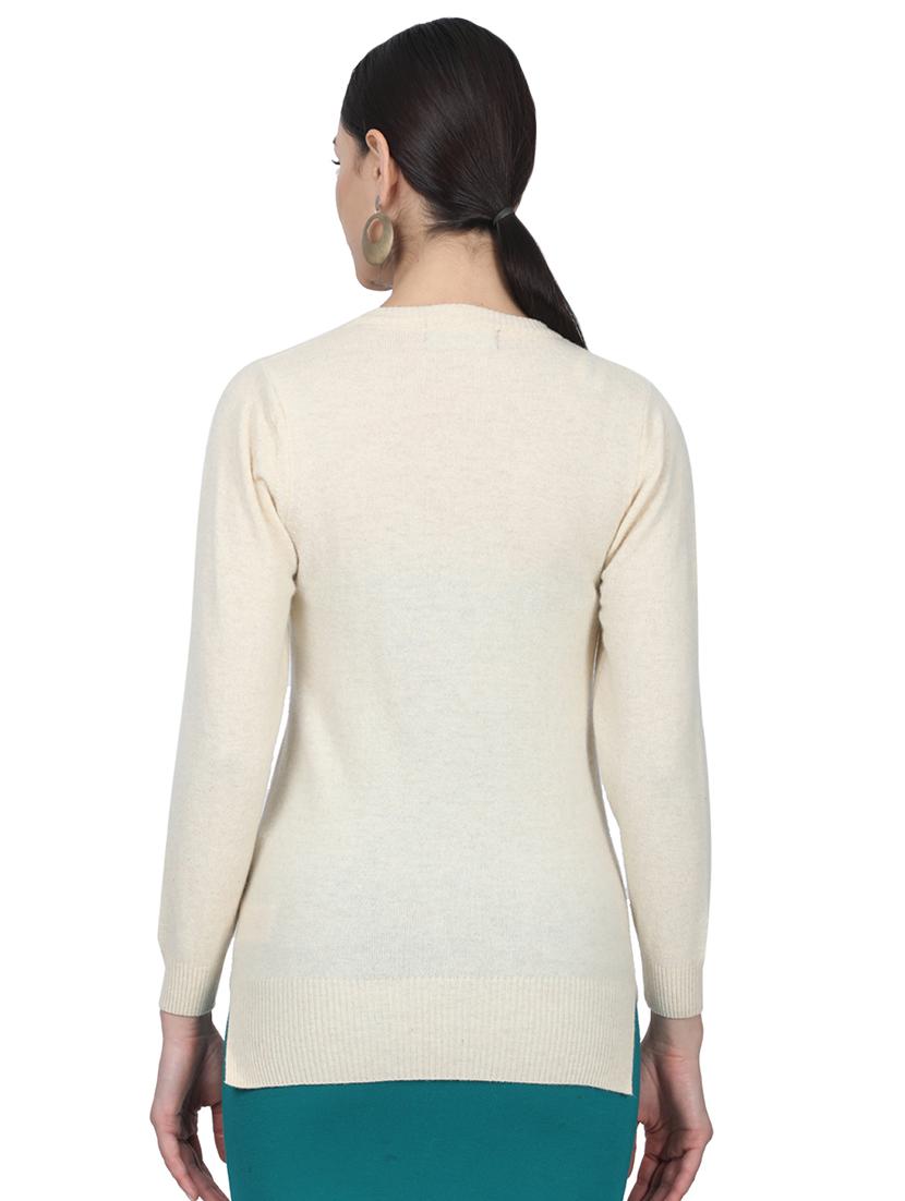 white wool cardigan - 17523604 - Zoom Image - 3