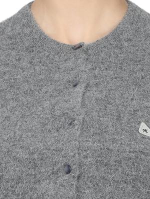 grey wool cardigan - 17523606 - Standard Image - 5