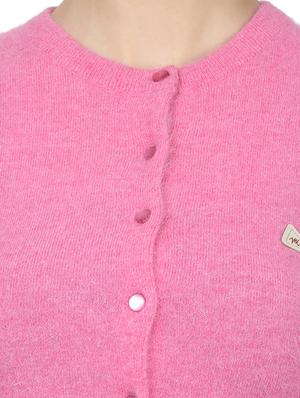 pink wool cardigan - 17523611 - Standard Image - 5