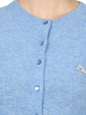blue wool cardigan - 17523616 - Standard Image - 5