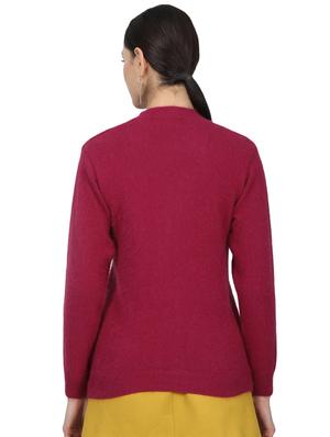 pink wool cardigan - 17523619 - Standard Image - 3