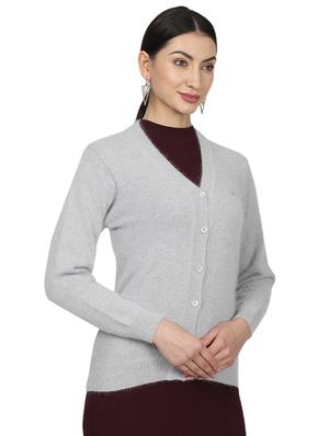 grey wool cardigan - 17523623 - Standard Image - 2