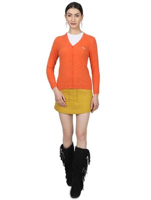 orange wool cardigan - 17523626 - Standard Image - 4
