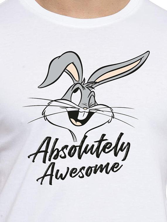 white printed t-shirt - 17523753 - Zoom Image - 3