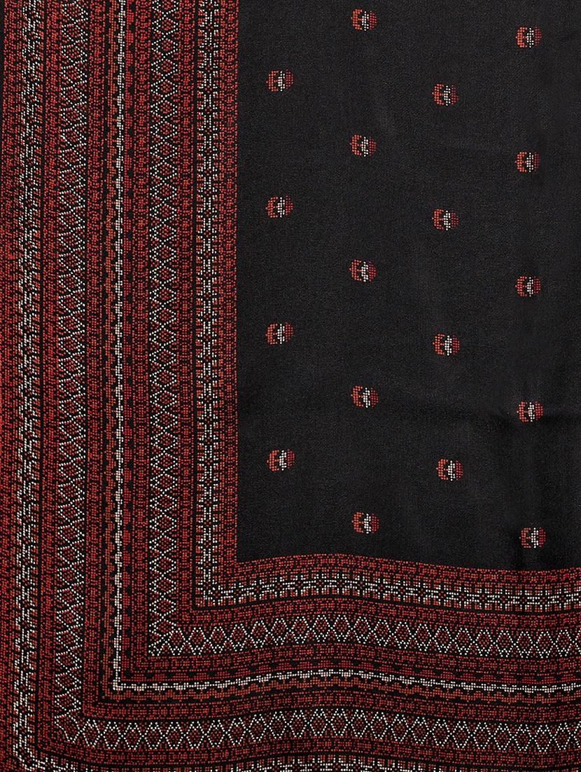 bordered printed saree with blouse - 17523836 - Zoom Image - 4