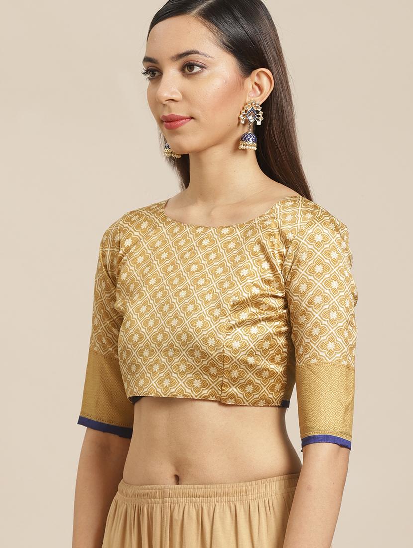 conversational printed saree with blouse - 17523854 - Zoom Image - 3