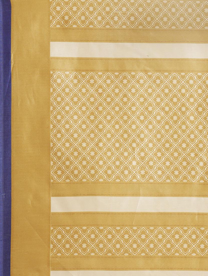 conversational printed saree with blouse - 17523854 - Zoom Image - 4