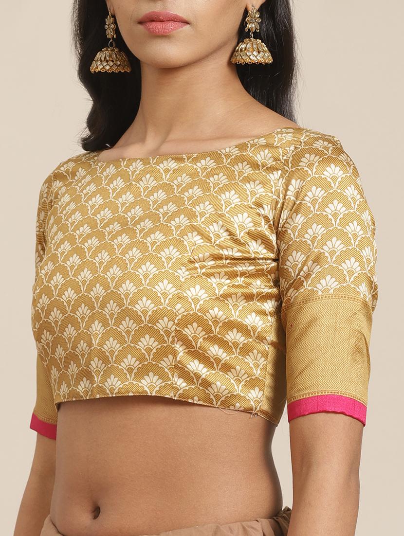 conversational printed saree with blouse - 17523858 - Zoom Image - 3