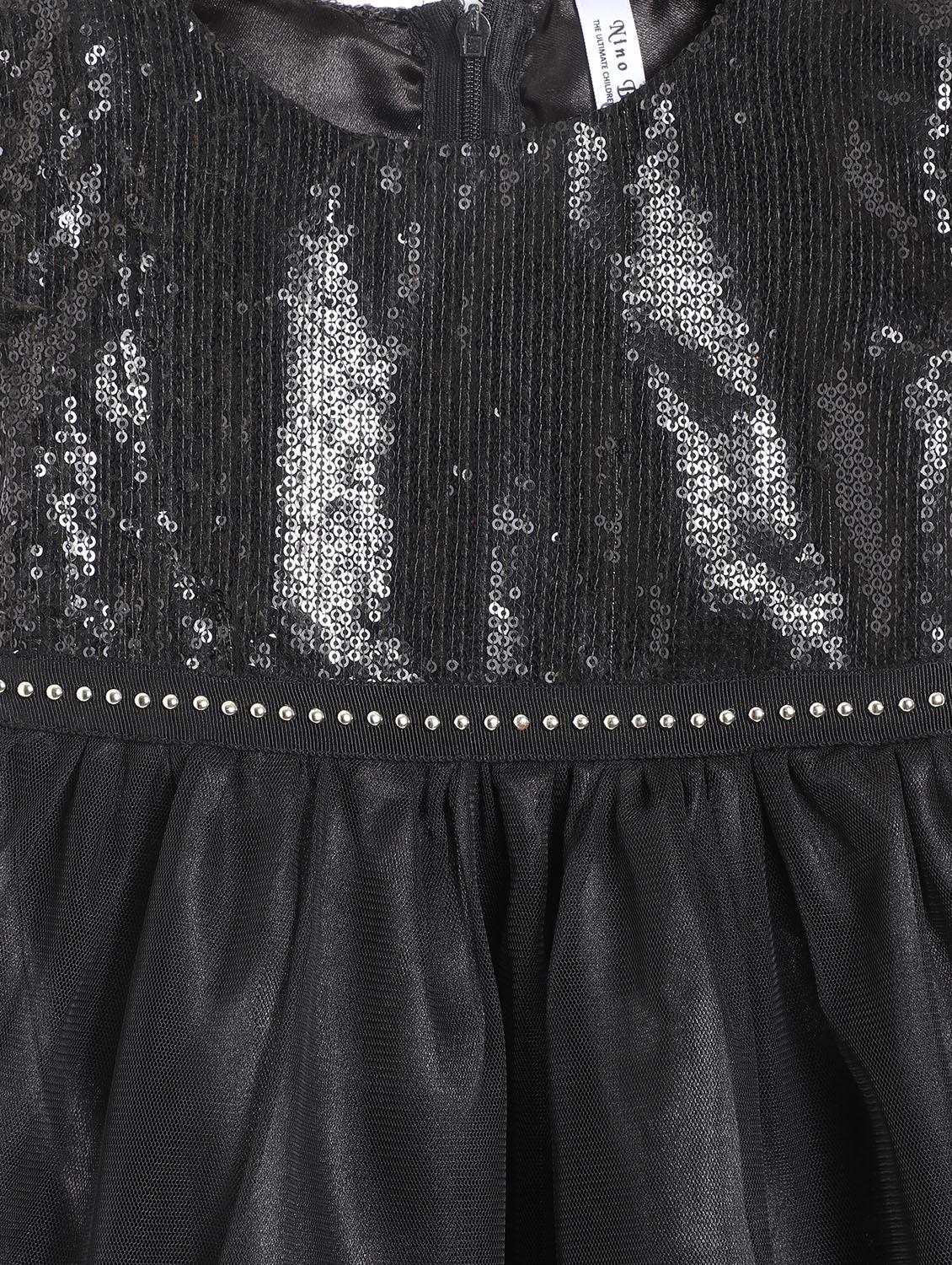 black polyester frock - 17523999 - Zoom Image - 3