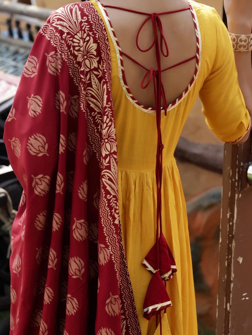 solid kurta palazzo set - 17524034 - Zoom Image - 4
