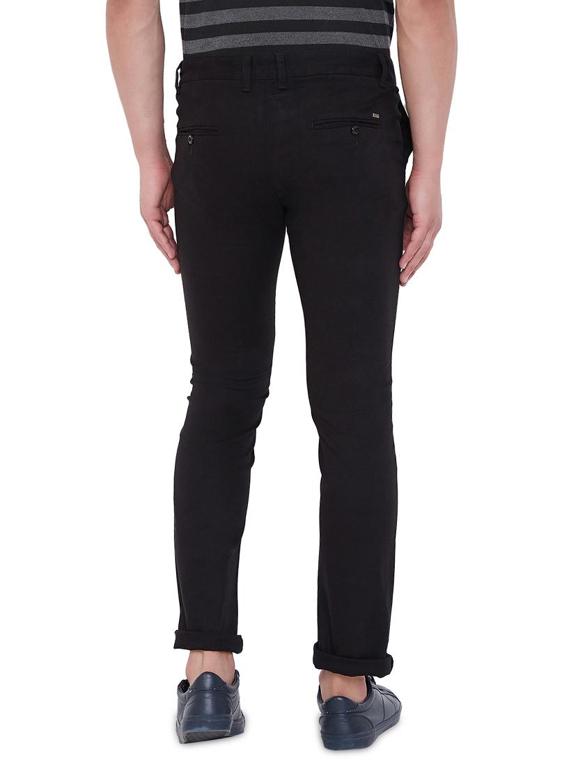 black solid chinos - 17524107 - Zoom Image - 3