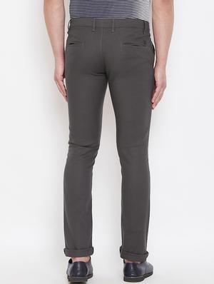 grey solid chinos - 17524109 - Standard Image - 3