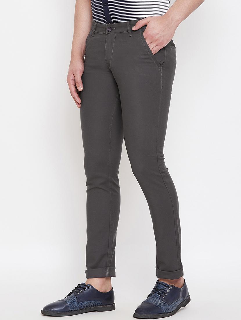 grey solid chinos - 17524109 - Zoom Image - 2