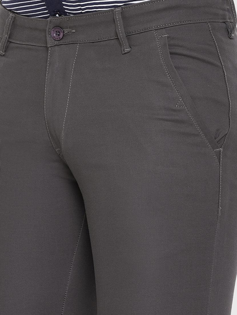 grey solid chinos - 17524109 - Zoom Image - 5